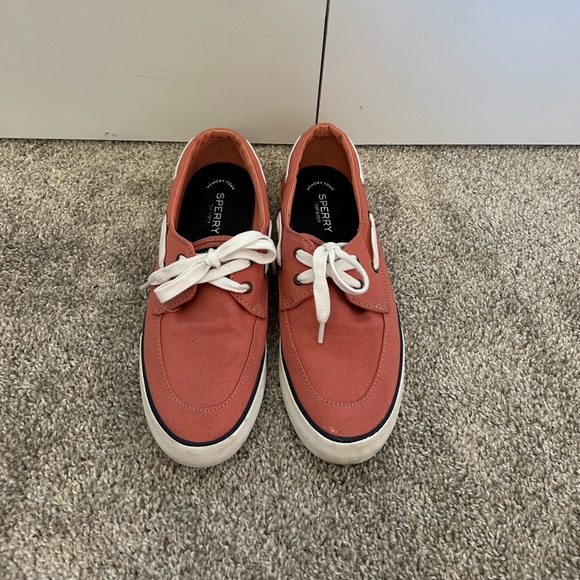 Sperry Shoes - Women’s Sperry Boat Shoes Rose size 10. Canvas STS83189